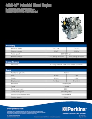 Motori Perkins 403D-15T
