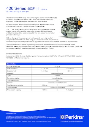 Motori Perkins 403F-11