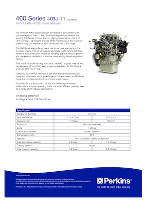 Motori Perkins 403J-11