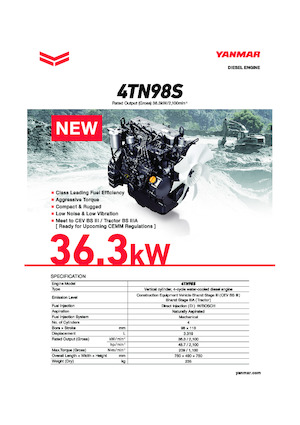 Motori Yanmar 4TN98S