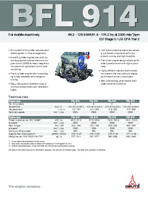 Motori Deutz BF 6 L 914 C