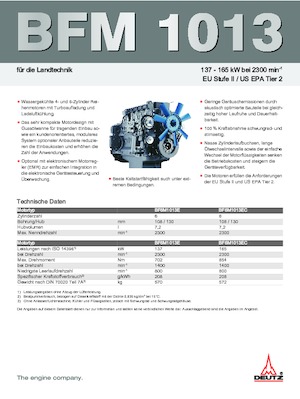 Motori Deutz BF 6 M 1013 E