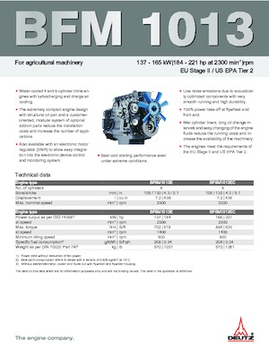 Motori Deutz BF 6 M 1013 E