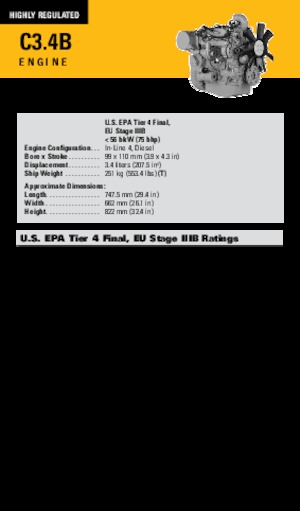 Motori Caterpillar C3.4B
