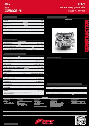 Motori FPT Industrial Cursor16 (Stage V)