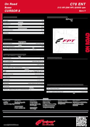 Motori FPT Industrial Cursor78 ENT (213 kW)