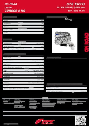 Motori FPT Industrial Cursor78 ENTG (221 kW)