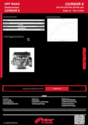 Motori FPT Industrial Cursor9 ENT (245 kW)