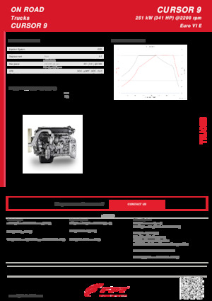 Motori FPT Industrial Cursor9 ENT (251 kW)