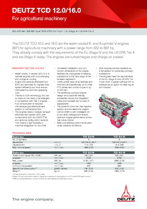 Motori Deutz D 2011 L3 i