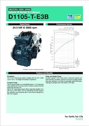 Motori Kubota D1105-T-E3B