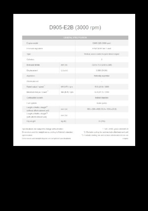 Motori Kubota D905-E2B