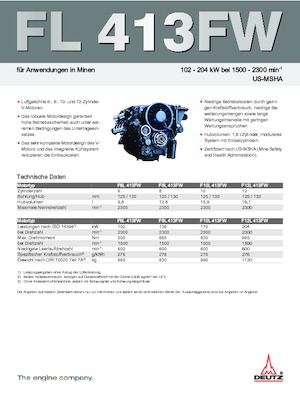 Motori Deutz F 12 L 413 FW