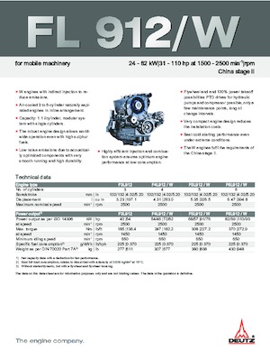Motori Deutz F 6 L 912 / W