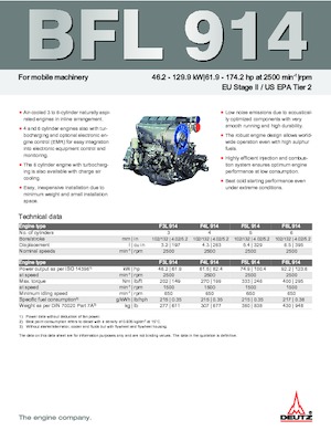 Motori Deutz F 4 L 914