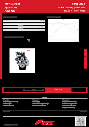 Motori FPT Industrial F28 NG (75 kW)