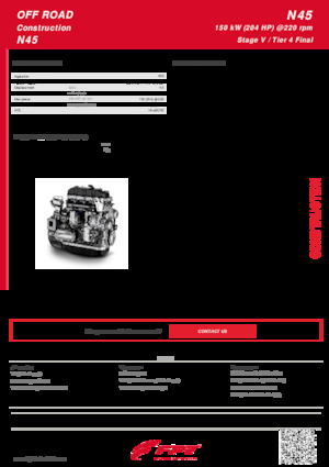 Motori FPT Industrial N45 ENT (150 kW)