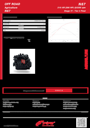 Motori FPT Industrial N67 (210 kW)