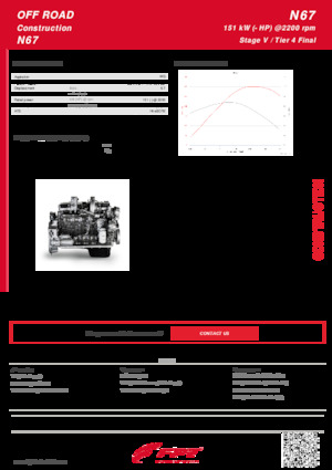 Motori FPT Industrial N67 ENT (151 kW)