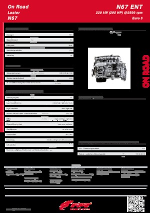 Motori FPT Industrial N67 ENT (220 kW)