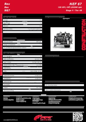 Motori FPT Industrial N67 Stage V 