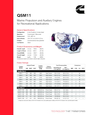 Motori Cummins QSM 400 