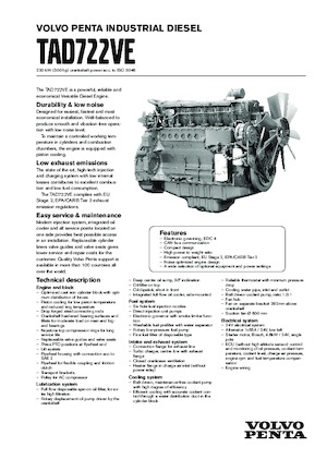 Motori Volvo Penta TAD722VE