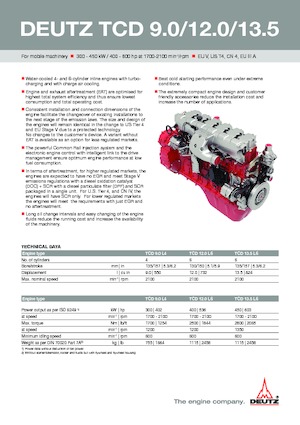 Motori Deutz TCD 12.0 L6