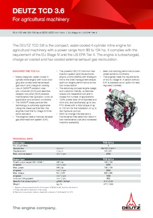 Motori Deutz TD 3.6 L4