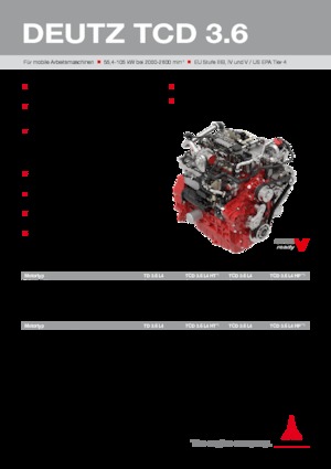 Motori Deutz TCD 3.6 L4 HT
