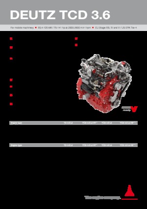 Motori Deutz TCD 3.6 L4 HT