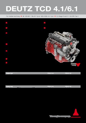 Motori Deutz TCD 6.1 L6