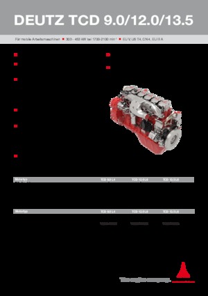 Motori Deutz TCD 9.0 L4
