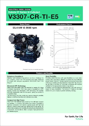 Motori Kubota V3307-CR-TI-E5