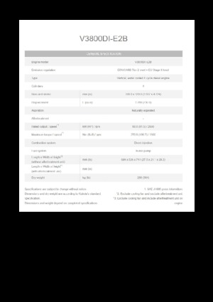 Motori Kubota V3800DI-E2B