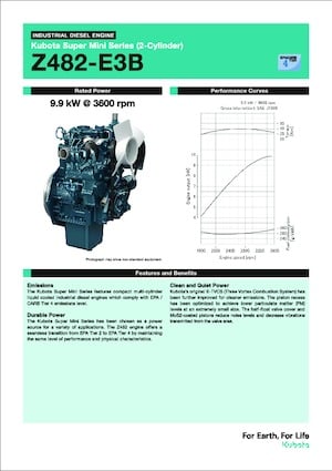 Motori Kubota Z482-E3B