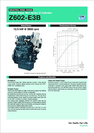 Motori Kubota Z602-E3B