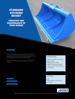 Benne per escavatori Arden C10F22