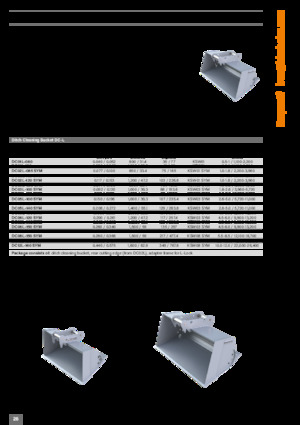 Benne per escavatori Kinshofer DC23L-200