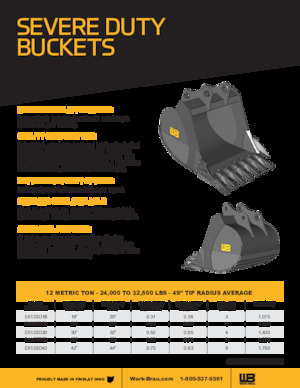 Benne per escavatori Werk-Brau EX35SD