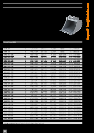 Benne per escavatori Kinshofer GB01L-050