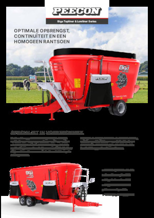 Miscelatori di mangime Peecon Biga 27-197/230 Topliner Mammoet Future