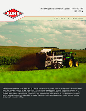 Miscelatori di mangime Kuhn HP 170 M