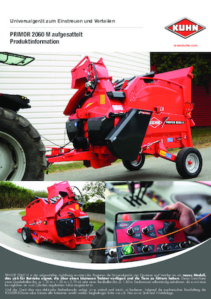Miscelatori di mangime Kuhn Primor 2060 M Semi-Mounted