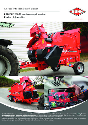 Miscelatori di mangime Kuhn Primor 2060 M Semi-Mounted