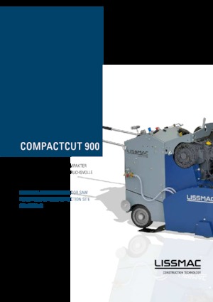 Seghe da pavimento Lissmac Compactcut  900 D