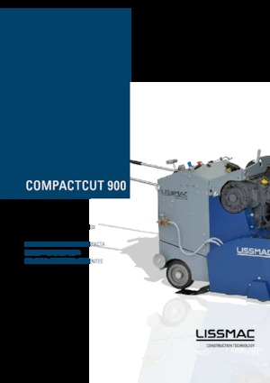 Seghe da pavimento Lissmac Compactcut  900 D