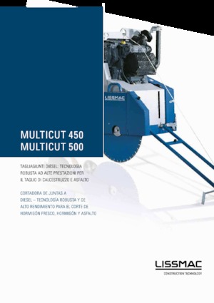Seghe da pavimento Lissmac Multicut 500