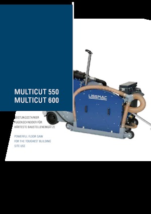 Seghe da pavimento Lissmac Multicut 600 G
