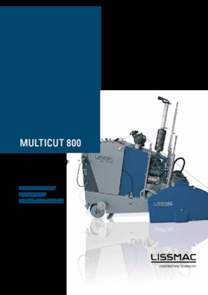 Seghe da pavimento Lissmac Multicut 800 G
